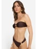 LSCN BY LASCANA Bandeau-Bikini-Top in dark brown