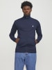 Jack & Jones Sweatshirt mit Reißverschluss in Navy Blazer
