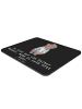 Mr. & Mrs. Panda Mousepad Arzt Herz mit Spruch in Schwarz