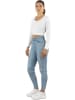 Janice 3 x Damen crop Langarmshirt Nerja in Weiß