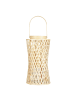 Beliani Laterne MACTAN in /Beige - (W) 26 x (H) 38 x (L) 14 cm