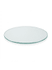 relaxdays Glasplatte in Transparent - 50 cm