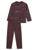 Schiesser Schlafanzug Nightwear in kakaobraun