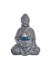 Butlers Statue mit Kerzenhalter Höhe 68cm BUDDHA in Grau