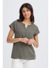 Fransa Kurzarm-Bluse FRZAWOV Regular fit in SMOKEY OLIVE