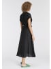 Tamaris Hemdblusenkleid in schwarz