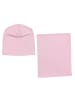 TupTam Kinder Beanie Mütze Schlauchschal Set in hellrosa