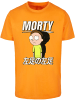 Merchcode T-Shirt "Rick and Morty Sad Morty Tee" in Orange