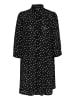 Kaffe Kleid KAvinni Loose fit in Black/White dot