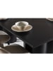 ebuy24 Essgruppe Olivia (7-teilig) Schwarz 100 x 210 cm