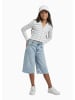 Blue Effect Bermuda Wide-Leg Jeansshorts Bundweite slim fit in blue bleached