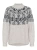 Kaffe Strickpullover KAnicole Regular fit in Light Grey M. W. Dark Grey M.