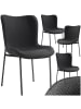 tectake Polsterstuhl, Belastbarkeit 120 kg, 54 x 62 x 90 cm