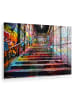 OnlyWow Acrylglasbild Bunte Treppe