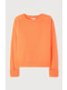 American Vintage Pullover PULL AMPLE ML COL ROND in Saumon Chine