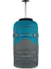 normani Reisetrolley 90L inkl. Kleidertaschen in Grau/Petrol