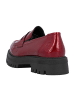 rieker Plateau Slipper in Rot