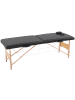HOMCOM Massageliege-186L x 60B x 58-81H cm-Schwarz