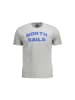 North Sails Graues Baumwoll-T-Shirt