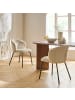 CALICOSY 2er-Set Konsole PALMO  in Beige - (W)45  x (H)79  x (L)49 cm