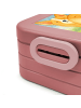 Mr. & Mrs. Panda Bento Box Corgi Po Design mit Spruch in Rot Pastell