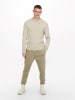 Only&Sons Relaxed Cord Stoffhose Bequem Pants Freizeit Cropped ONSLINUS in Beige