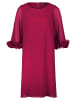 Vera Mont Cocktailkleid mit Rüschen in Dark Raspberry