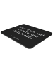 Mr. & Mrs. Panda Mouse Pad Spruch Neue Sportart Mut mit Spruch in Schwarz