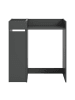 ebuy24 Waschmaschinenschrank Free (2-teilig) Anthrazit 95 x 60 cm