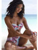 LASCANA Bügel-Bandeau-Bikini-Top in creme bedruckt