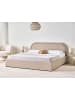 Beliani 2-tlg Doppelbett QUILLIEN in Beige