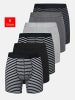 Tazzio Boxershorts 6er-Pack "BS1002" in Basic-Streifen