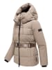 Navahoo Steppjacke Wattewunder XIV in Taupe Grey