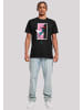 F4NT4STIC T-Shirt T-Shirt 'Marvel Comics Black Widow Roof Jump' in schwarz