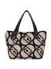 Liu Jo Verry Shopper Tasche L 50 cm in neutro - nero