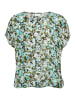 Kaffe Ärmellose Bluse KAamber Loose fit in Blue/Green Abstract Flower