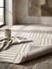 KADIMA DESIGN Langflor-Teppich für Fußbodenheizung ENRICK skandinavisch Wohnzimmer in Creme