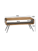 FineBuy Couchtisch in Braun / Mango / 105x40x45