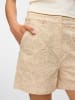 Vero Moda HW EMBROIDERY SHORTS in Oatmeal/W. Melange