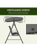 Outsunny Hollywoodschaukel 200L x 133B x 176H cm Dunkelgrau