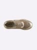 Heine Sneaker in taupe-hellgoldfarben
