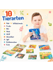MAGNIKON Puzzle ab 3, Waldtiere, Kinderpuzzle 61 Teile, 10 Puzzles