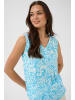 Kaffe Ärmellose Bluse KAamber Regular fit in Aquarius Chalk Paisley