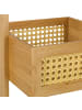 relaxdays Badregal in Natur - (B)27 x (H)83 x (T)26 cm