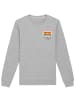 wat? Apparel Sweatshirt Rainbow Cassette in Grau meliert