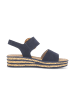 Gabor Plateau Sandalen in blau