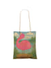 Mr. & Mrs. Panda Tasche Flamingo Stolz Design ohne Spruch in Weiß