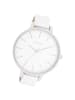 Oozoo Analog-Armbanduhr Oozoo Timepieces weiß extra groß (ca. 48mm)