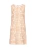 Usha Women Dress in beige