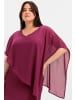 sheego Cocktailkleid in himbeere